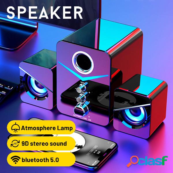 Bakeey Altoparlanti bluetooth con suono stereo a 360 gradi