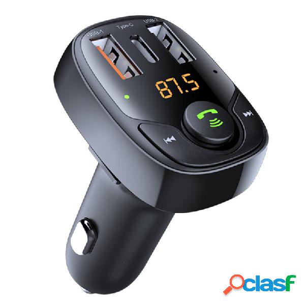 Bakeey Bluetooth V5.0 Trasmettitore FM Caricabatteria da