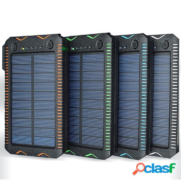 Bakeey DIY 10000mAh LED Torcia portatile solare Custodia per