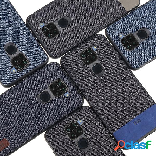 Bakeey Luxury Fabric Splice Soft Silicone Custodia