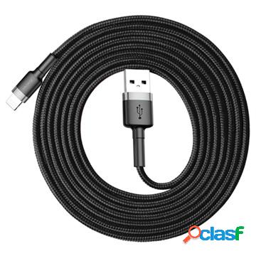 Baseus Cafuly USB 2.0 / Lighting Cable - 2m - Nero / Grigio