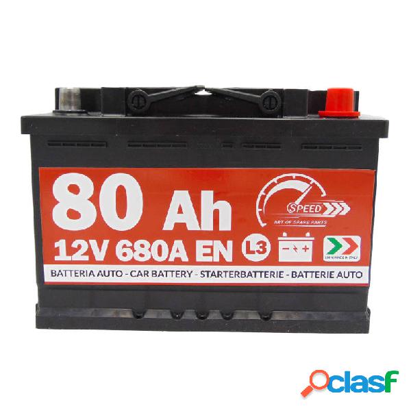 Batteria auto SPEED 80Ah 680A 12V