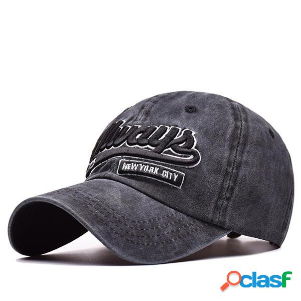 Berretto da baseball in cotone sempre ricamato da donna