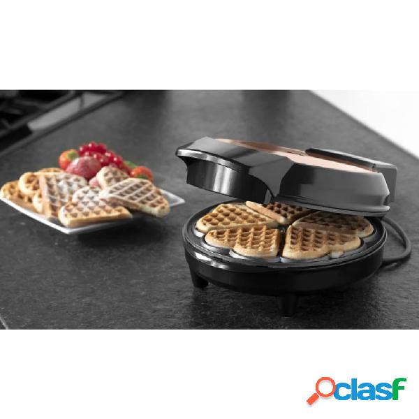Bestron Piastra per Waffle a Forma di Cuore AWM700CO 700 W