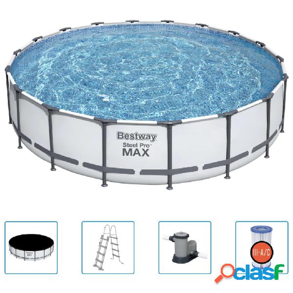 Bestway Set Piscina Steel Pro MAX 549x122 cm