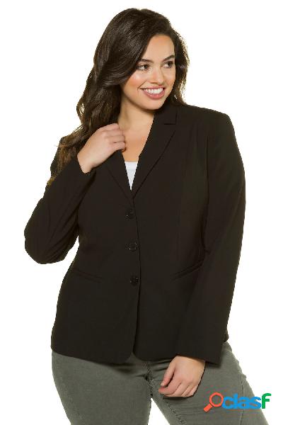 Blazer, comodo tessuto elasticizzato, colletto con risvolto,