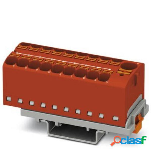 Blocco distributore PTFIX 10/18X4-NS35 RD Phoenix Contact