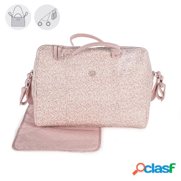 Borsa Fasciatoio Pasito A Pasito Flower Mellow in Ecopelle