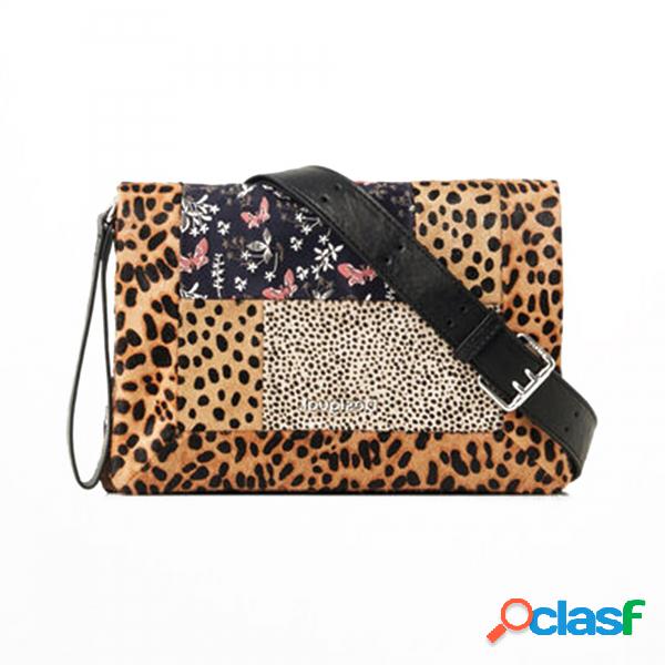 Borsa a tracolla con patta Beta Animal Dortmund Desigual