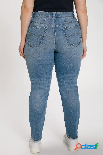 Boyfriend jeans, effetto destroyed, cintura comoda, Donna,