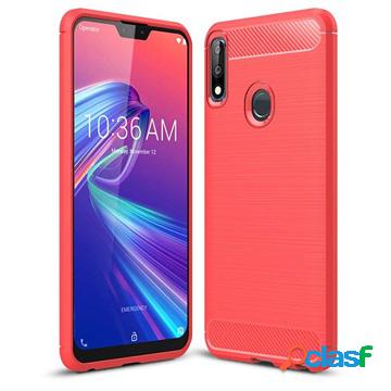 Brushed TPU Asus Zenfone Max Pro (M2) ZB631KL Cover - Carbon