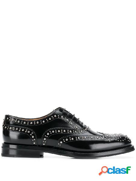 CHURCHS STRINGATE DONNA DE002FB000F0AAB PELLE NERO