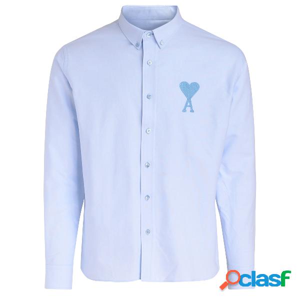 Camicia Ami Paris azzurra