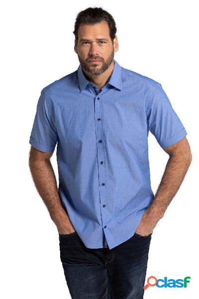 Camicia, mezze maniche, colletto ad apertura inglese, modern