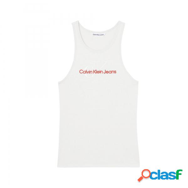 Canotta con monogramma sottile di Calvin Klein Calvin Klein