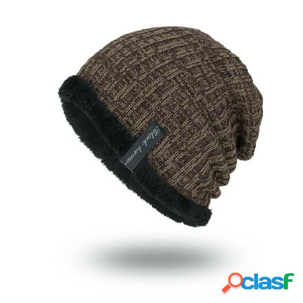 Cappello da uomo in lana lavorato a maglia stagione Stagione