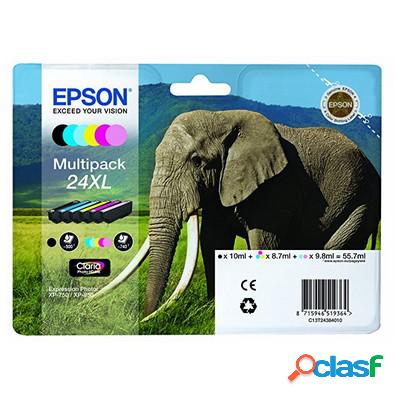 Cartuccia Epson C13T24384010 (Conf. da 6 pz.) originale