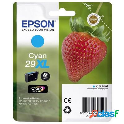 Cartuccia Epson C13T29924010 T29XL Fragola originale CIANO