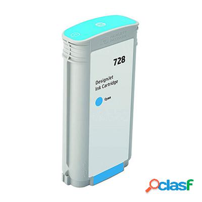 Cartuccia Hp F9J67A 728 compatibile CIANO