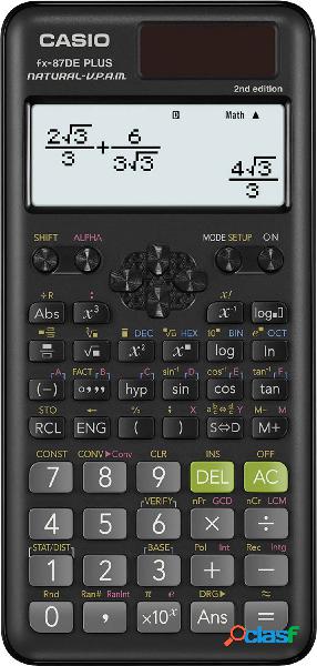 Casio FX-87DEPLUS-2 Calcolatrice tecnica scientifica Nero