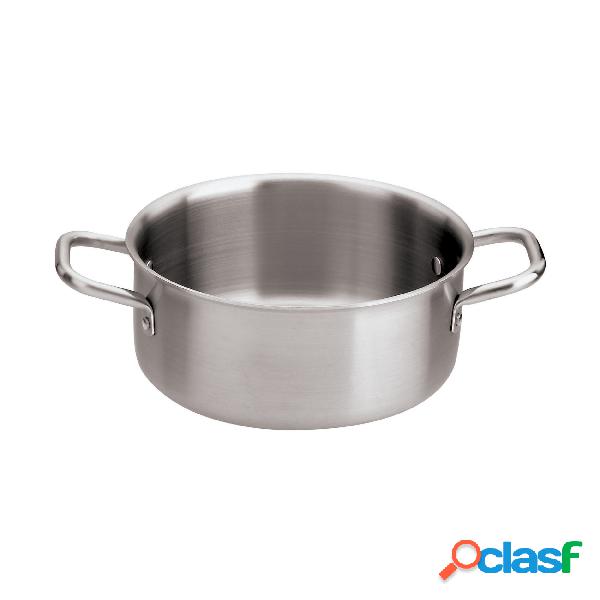 Casseruola Bassa 2 Maniglie Cm 28 Serie 2500 3-Ply