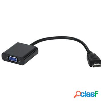 Cavo Adattatore HDMI / VGA - Full HD 1080p - Nero