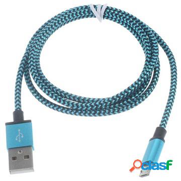 Cavo di QualitÃ da USB 2.0 a MicroUSB - 3m - Blu
