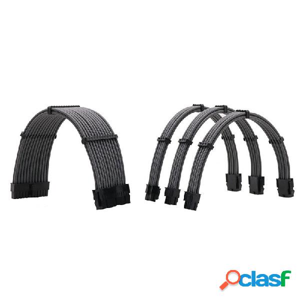 Cavo di alimentazione ATX 24P 8P 30MM Arc Nylon Kit di cavi