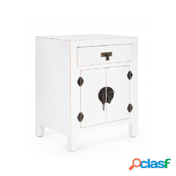 Contemporary Style - Mobiletto 2a-1c pechino bianco,
