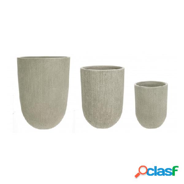Contemporary Style - Set3 vaso brush to alto salvia,