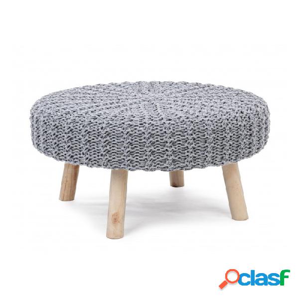 Contemporary Style - Sgabello braid grigio chiaro d70,