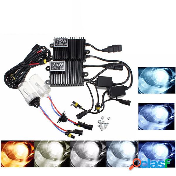 Coppia H3 75W DC 12V Xenon Fari auto Lampadine HID Light