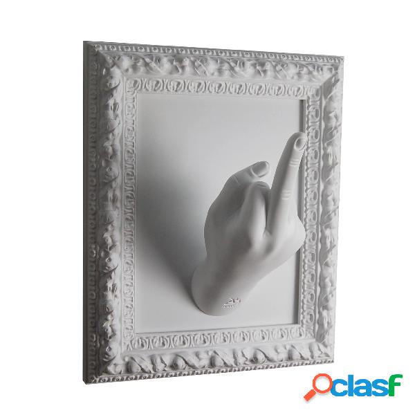 Cornice appendiabiti da parete MEDIO 27x18xh32 cm in resina