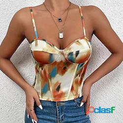 Corsetto Per donna Top a corsetto Traspirante Comodo Schiena
