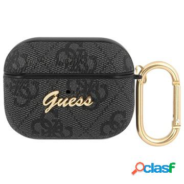 Cover Guess 4G Script per AirPods 3 - Grigio Metallizzato