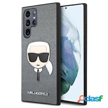 Cover Karl Lagerfeld Saffiano Karls Head per Samsung Galaxy