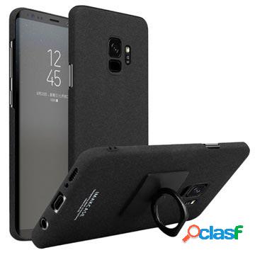 Cover con Anello Imak Cowboy per Samsung Galaxy S9 - Nero