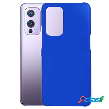 Cover in Plastica Gommata per OnePlus 9 - Blu