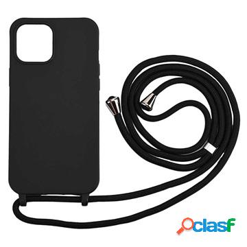 Cover in TPU Necklace Serie per iPhone 12 Mini - Nera