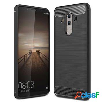 Cover in TPU Spazzolata per Huawei Mate 10 Pro - Fibra di