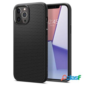 Cover in TPU Spigen Liquid Air per iPhone 12/12 Pro - Nera