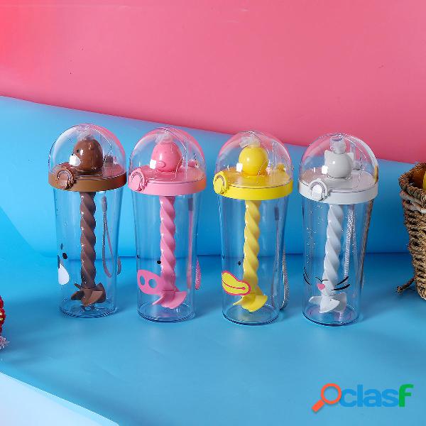 Creativo Silicone Bicchieri per bambini Sippy Coperchi