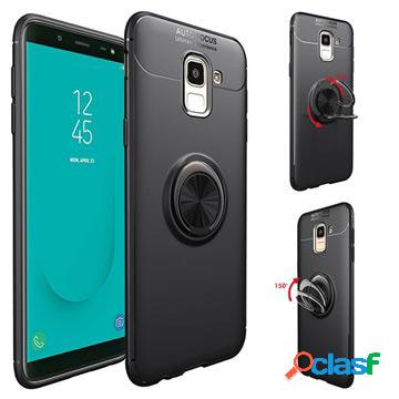 Custodia Magnetica con Anello di Supporto per Samsung Galaxy