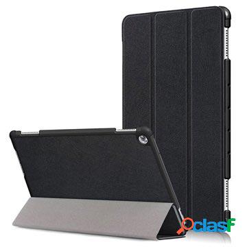 Custodia Smart Tri-Fold per Huawei MediaPad M5 Lite - Nera