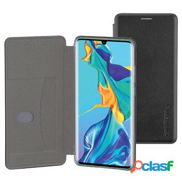 Custodia a Flip Commander Curve per Huawei P30 Pro - Nero