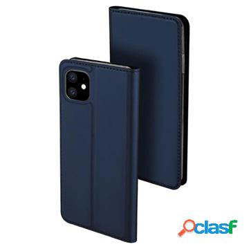 Custodia a Flip Dux Ducis Skin Pro per iPhone 11 - Blu Scuro