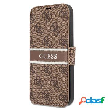 Custodia a Flip Guess 4G Printed Stripe per iPhone 13 Pro