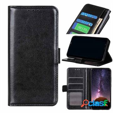 Custodia a Portafoglio con Supporto per Nokia 8.3 5G - Nera