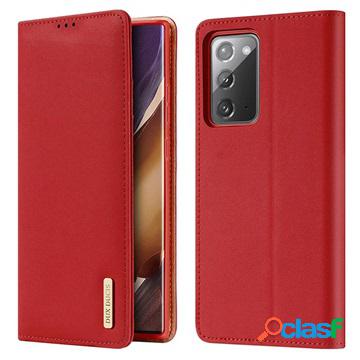 Custodia a Portafoglio in Pelle Dux Ducis Wish per Samsung