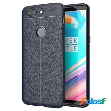Custodia in TPU Slim-Fit Premium per OnePlus 5T - Blu Scuro